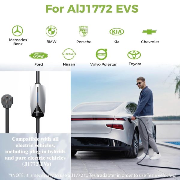 Premium Portable EV Charger, Direct Charge Easy Use, Level 2 (240V 32A), - Image 5