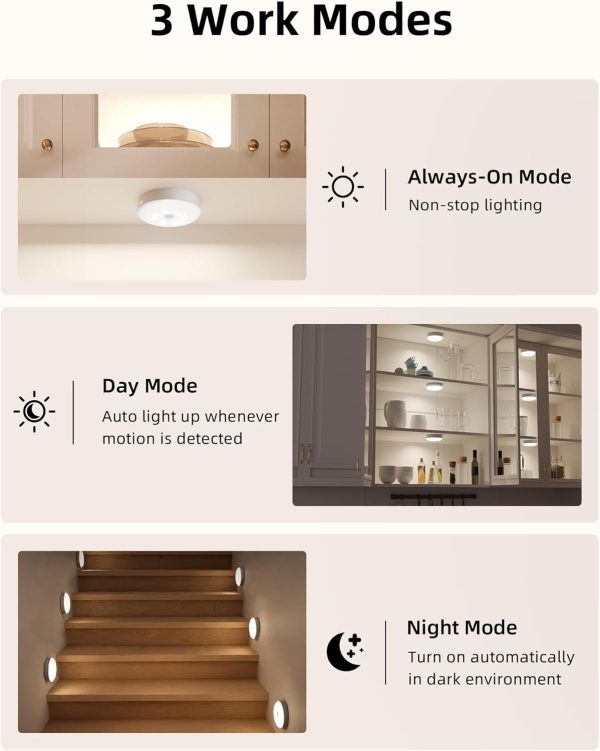 EZVALO Under Cabinet Lighting with Charging Station,1000mAh Rechargeable - Image 6