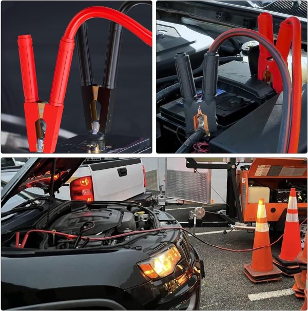 Nilight Jumper Cables for Car Battery 1 Gauge 30 FT Booster Cable Heavy - Image 8