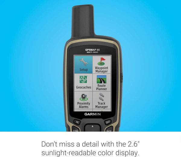 Garmin GPSMAP 65, Button-Operated Handheld with Expanded Satellite Support - Image 5