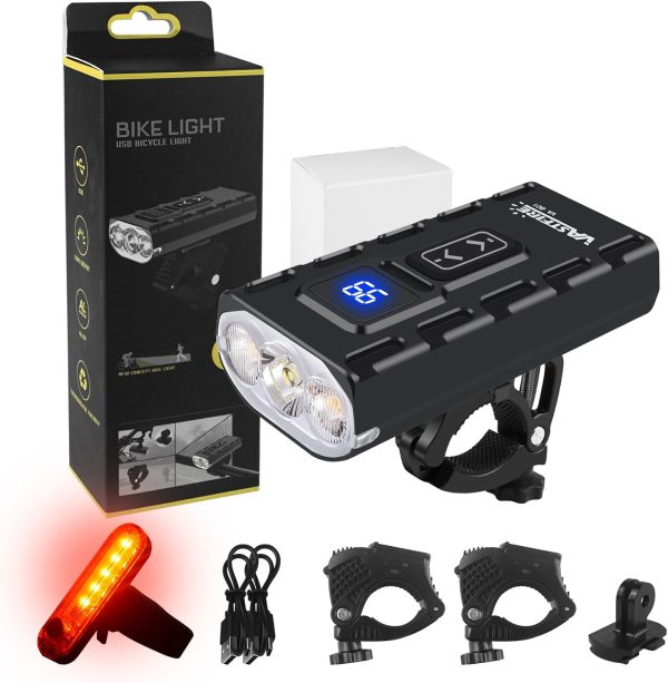 Bike Lights for Night Riding Aluminum Mounts Waterproof Bike Light Front - Image 6