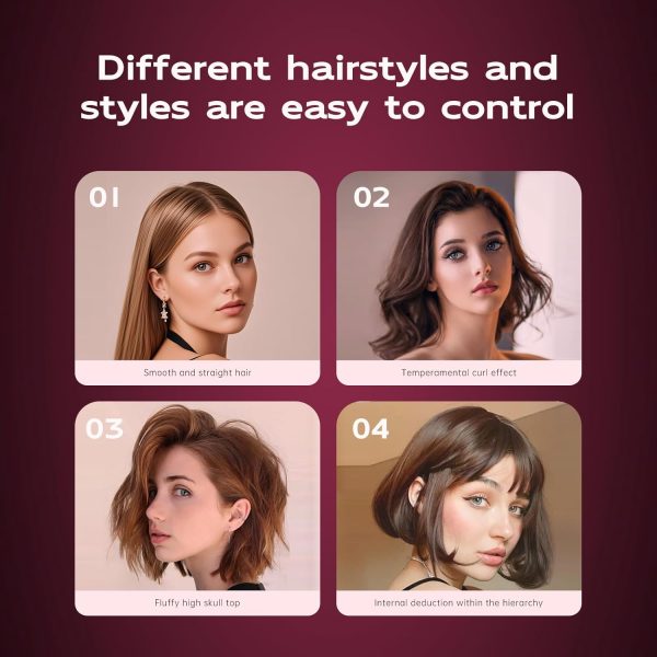 Portable Cordless Hair Straightener Comb USB-C Rechargeable, Plasma Ions - Image 7