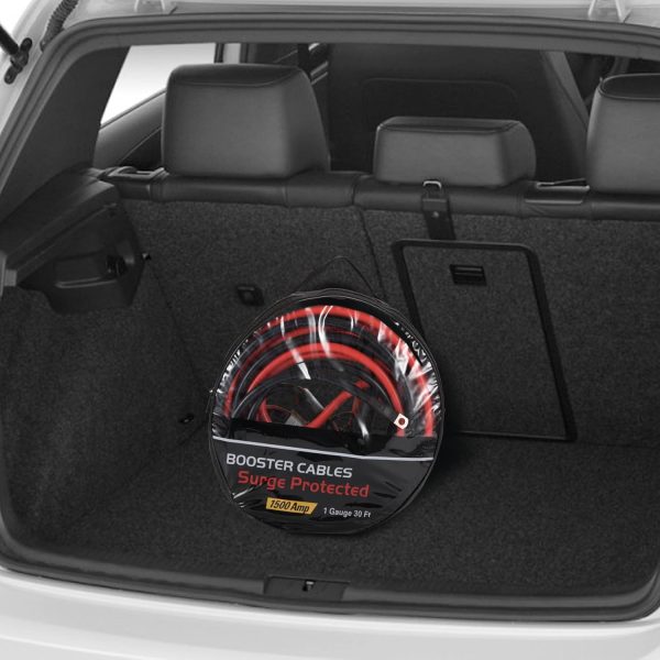 FIERYRED 1 Gauge 30 FT Quick Connect Jumper Cables, 1500A Heavy Duty - Image 7