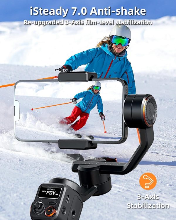 hohem iSteady M6 Kit Gimbal Stabilizer for Smartphone with AI Tracking - Image 2