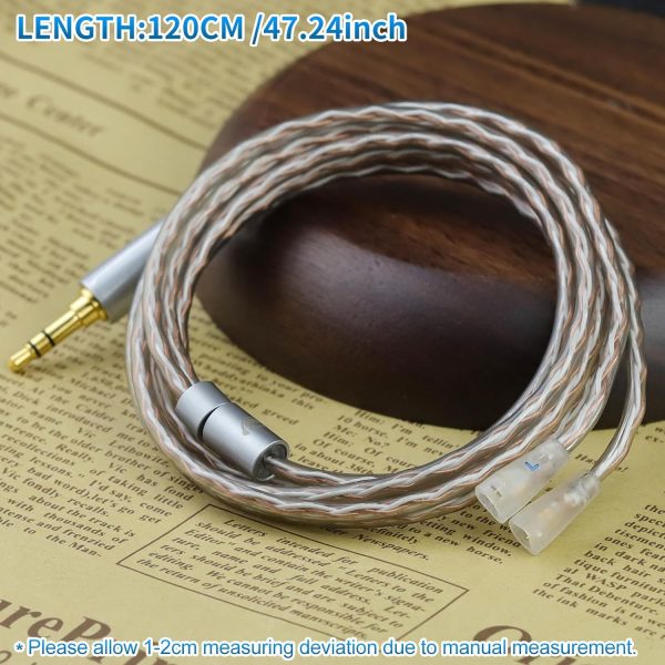 okcsc IE80 to 3.5MM Upgraded Replacement Cable for SENNHEISER IE80 Earphone - Image 7