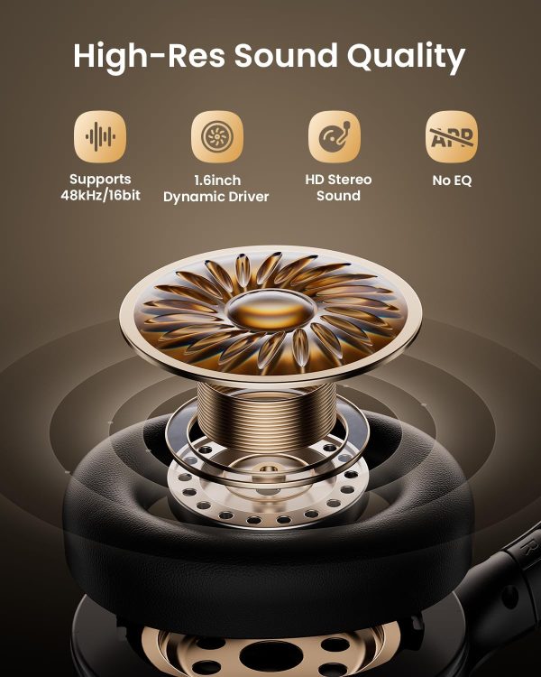 HS1 Hybrid Active Noise Cancelling Headphones, Wireless Bluetooth - Image 4