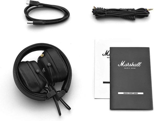 Marshall Major IV On-Ear Bluetooth Headphone, Black - Image 12