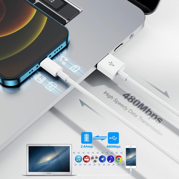 5Pack(6/6/6/10/10FT) Lightning Cable Fast Charging Cable MFi Certified - Image 5