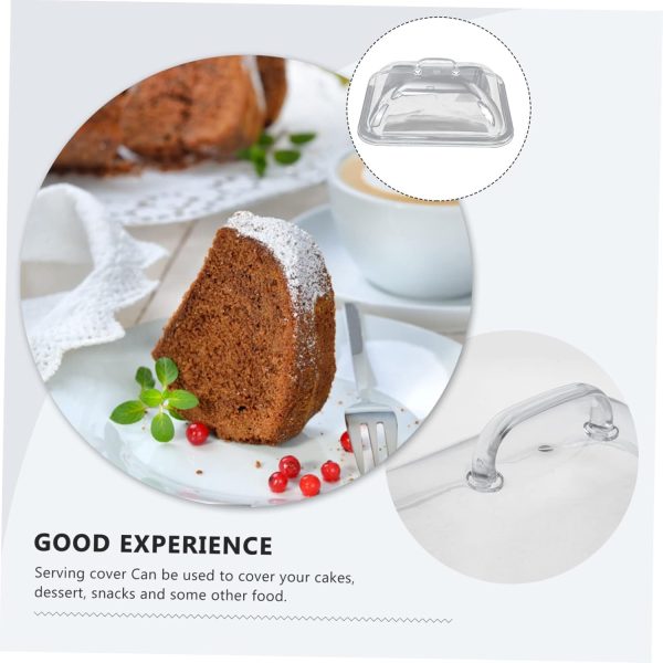 Mikinona Transparent Food Cover Cake Boxes Reusable Dish Kitchen Gadgets - Image 7
