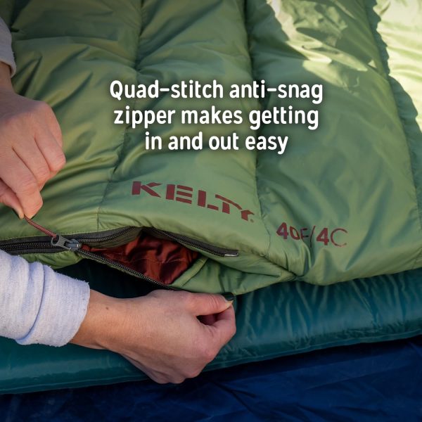 Kelty Cosmic 20 Down Mummy Sleeping Bag for Backpacking, Campers, 550 Fill - Image 8