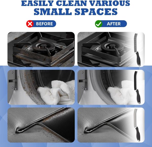 Sxhyf Cleaning Brush Set 3Pcs - Wire Brush, Crevice Cleaning Brush, Home - Image 3