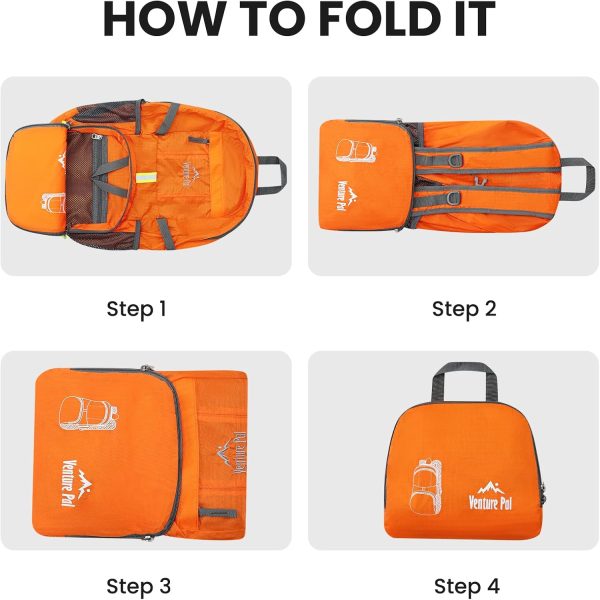 Venture Pal 35L Ultralight Lightweight Packable Foldable Travel Camping - Image 6