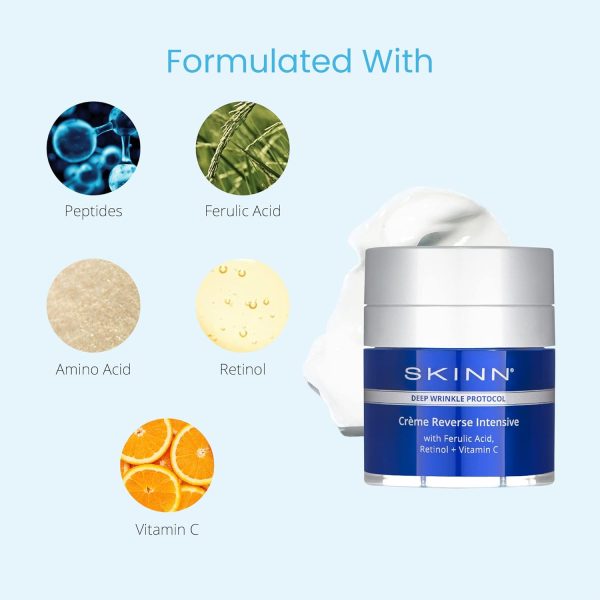 SKINN Crème Reverse with Ferulic Acid, Retinol and Vitamin C-Crème Reverse - Image 5