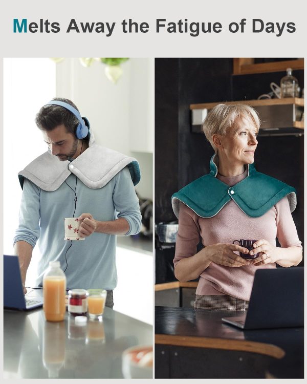 Heating Pad for Neck and Shoulder Pain Relief, Christmas Gifts for Women - Image 7