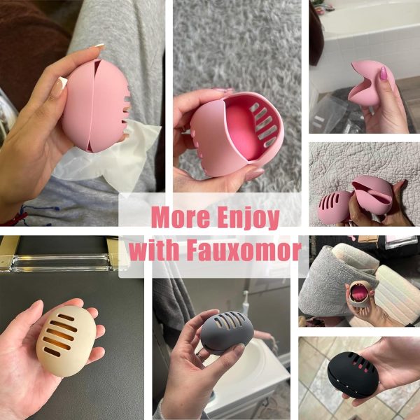 Makeup Sponge Holder,Double-sided 5-line Vented Silicone Beauty Blender - Image 4