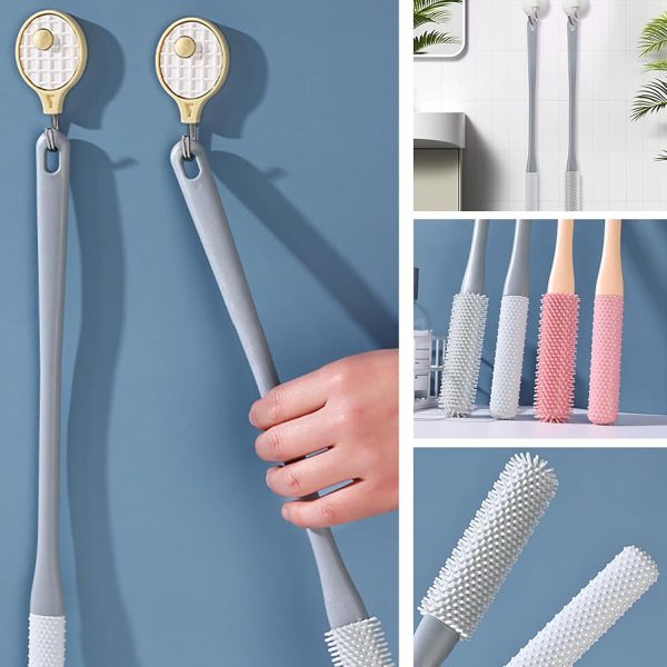 Toe Cleaning Brush Foot Scrubber - 2Pack Silicone Shower Foot Scrubber with - Image 4