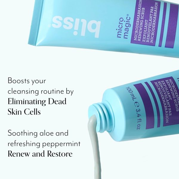 bliss Micro Magic | Skin-renewing Microdermabrasion Scrub | - Image 4