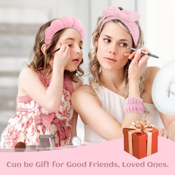 Puffy Spa Headband & Skincare Headbands for Women Makeup,Terry Cloth Towel - Image 5