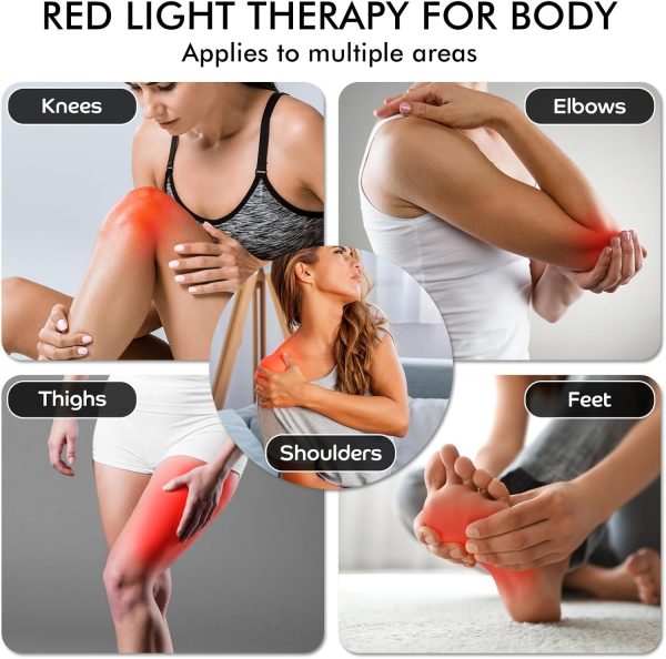 Red Light Therapy for Body, Portable Near Infrared Light Therapy 660nm & - Image 2