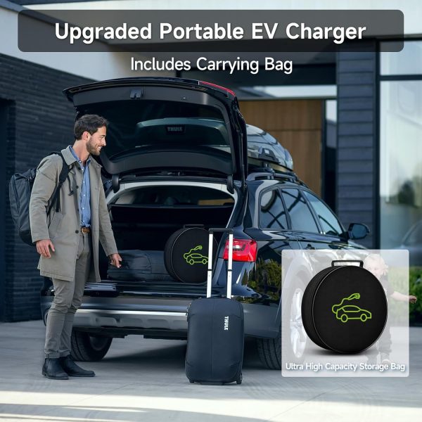 Level 1 EV Charger, Electric Vehicle Charger Level 1, 16Amp, 25ft Extension - Image 6