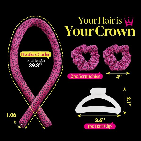 The Queen Curl Satin Headband for Heatless Overnight Curls & Frizz-Free - Image 2