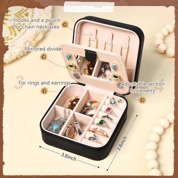 CEELGON Western Travel Jewelry Box Case Teenage Girls Gifts Cowgirl Stuff - Image 3