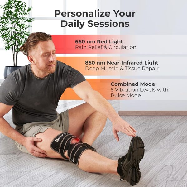 LifePro Red Light Therapy for Knee Pain Relief – Portable Infrared Red - Image 2