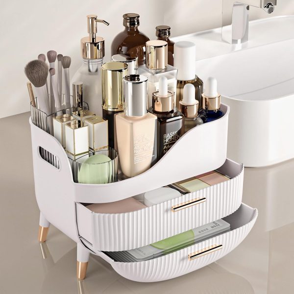 Makeup Organizer with Drawers,Skincare Organizer for Vanity,Storage Box - Image 2