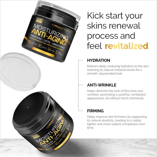 Men's Face Cream Moisturizer - Anti-Aging Cream For Men, Collagen, Retinol - Image 5