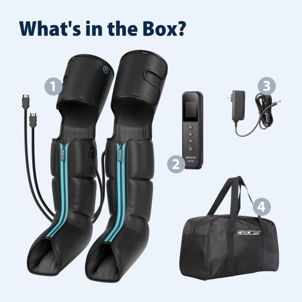 CINCOM Leg Massager with Heat and Compression, Leg Massager for Circulation - Image 7