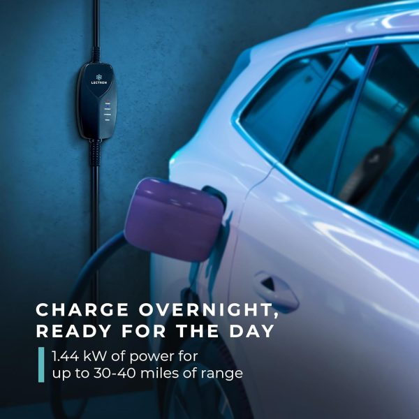Lectron Level 1 J1772 EV Charger (WiFi) with App Control - 120V, 12 Amp, & - Image 3