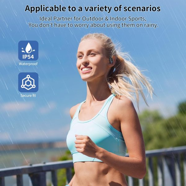 Open Ear Headphones, Bluetooth Headphones 5.3 Sports with Smart Digital - Image 7