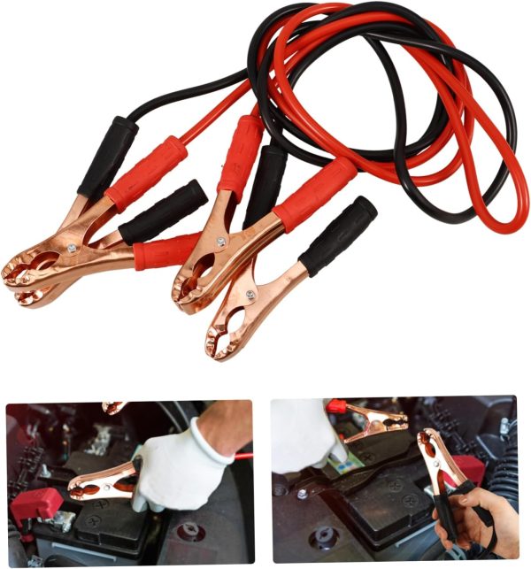 2pcs Car Hitch Jumper Cables with Battery Clips Battery Jumper Cables Car - Image 2