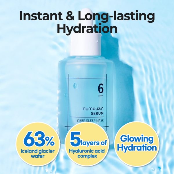 numbuzin No.6 Serum | Deep Sleep Mask Serum | Iceland Glacier Water Serum - Image 2