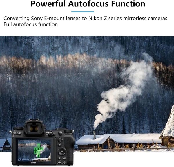 Megadap ETZ21 PRO Autofocus Lens Adapter Built-in Electronic Aperture - Image 6