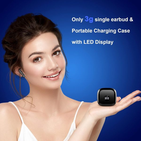 Wireless Earbuds, Bluetooth 5.4 Ear Buds LED Power Display Headphones Bass - Image 5