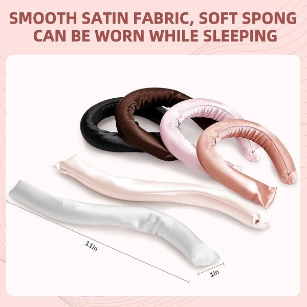 Heatless Curls Overnight Blowout Rods - 6 Pcs No-Heat Hair Curler Set, Hair - Image 6