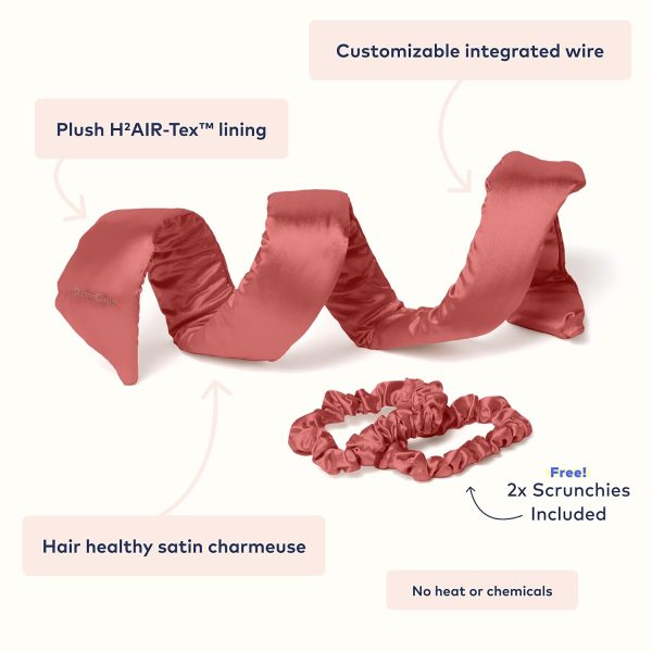 RobeCurls Heatless Hair Curler Set - Satin Curling Headband for Natural, - Image 3