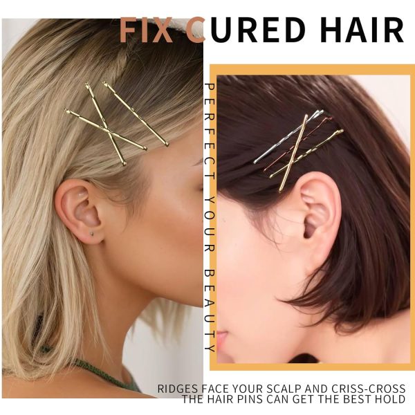 Teenitor Bobby Pins, 250 Pcs 2Inch Bobby Pins Bulk for Women Girls, Silver, - Image 4