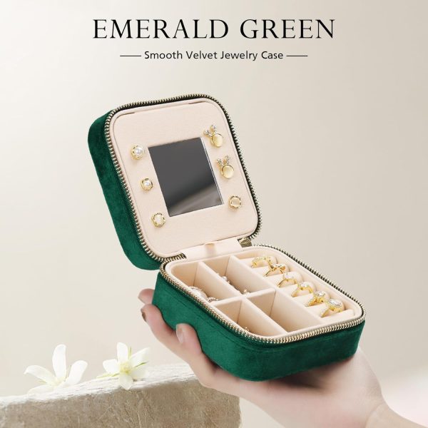 Jenria Travel Jewelry Case for Women, Christmas Gift for Women, Jewelry - Image 2