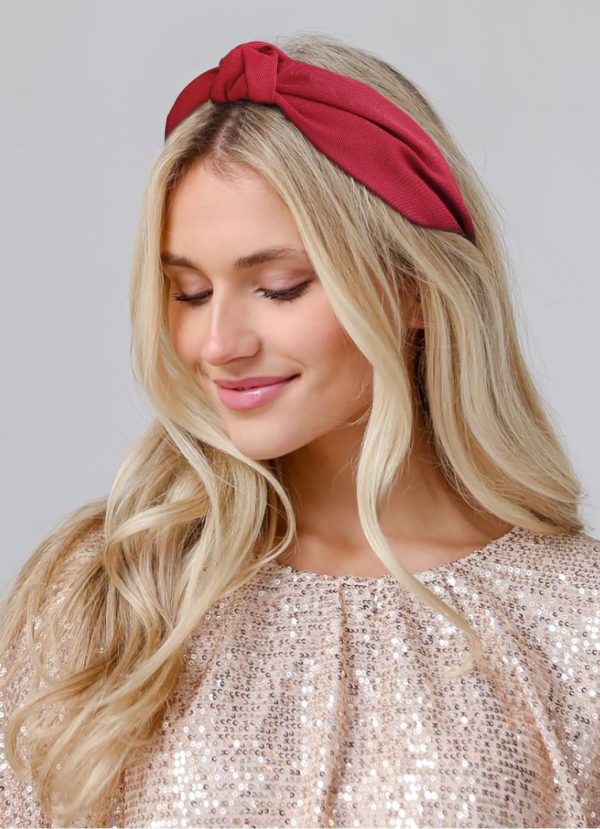 Christmas Headbands for Women Christmas Hair Accessories for Women Knotted - Image 6