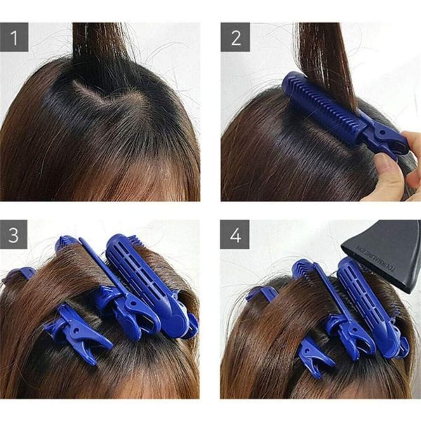 5Pcs Pink Volumizing Hair Root Clip Natural Fluffy Hair Root Clip, Volume - Image 2