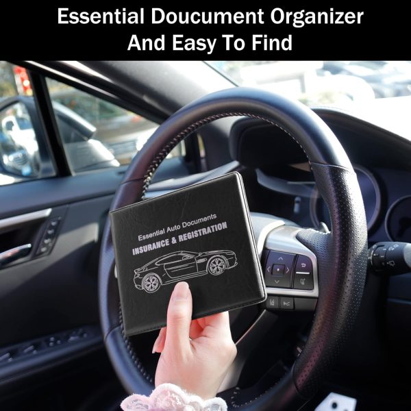 UYYE Auto Essential, Registration and Insurance Holder2-Pack, Interior - Image 5