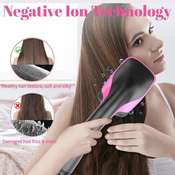 Hair Dryer and Blow Dryer Brush in 1, Negative Ion Hair Dryer Brush, 1Step - Image 2