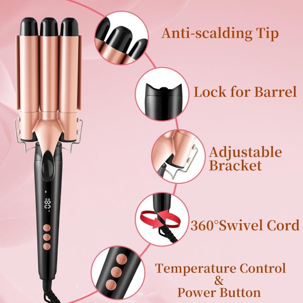 BonBloom's 5 in 1 Curling Iron, Curling Iron Set with Interchangeable - Image 5
