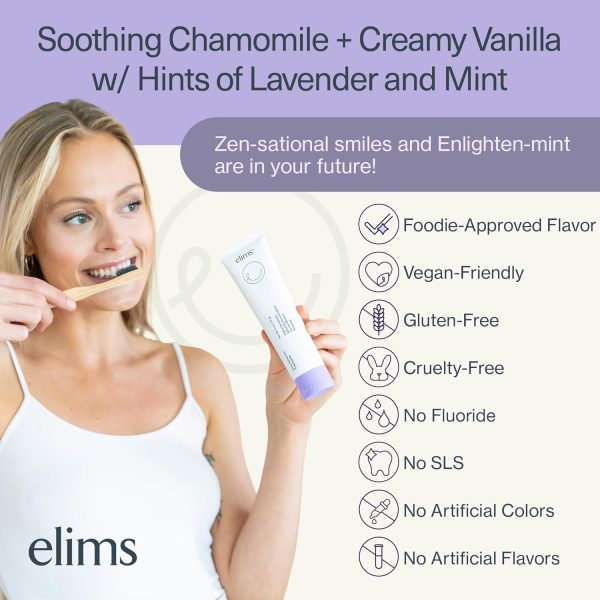 ELIMS Nano Hydroxyapatite Fluoride Free Toothpaste - All-Natural Xylitol - Image 4