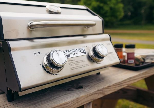 Portable Propane Gas Grill 2-Burner Tabletop Clearview® Monument Grills for - Image 7