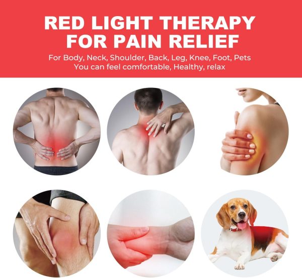 Near Infrared Light Therapy Heating Wrap Belt for Pain Relief Red Light - Image 2