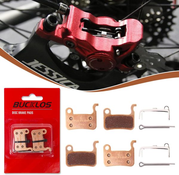 BUCKLOS Bike Disc Brake Pads - Bicycle Disk Brake Pads for Zoom/Shimano - Image 7