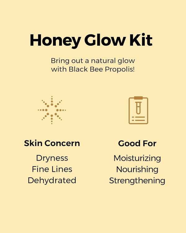 COSRX Honey Glow Kit, Korean Skin Care Set with Propolis Facial Toner, - Image 4